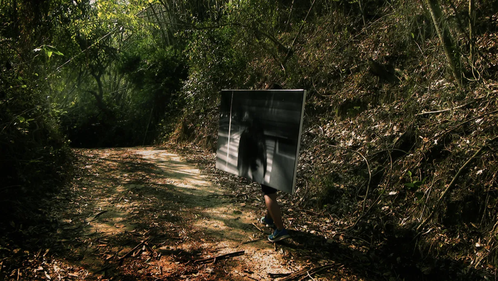 Selfie with pinhole camera